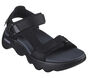 GO WALK Massage Fit Sandal, CZARNY / SZARY, large image number 4