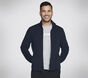 The Hoodless Hoodie Ottoman Jacket, NIEBIESKI / CZERWONY, large image number 0