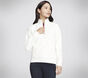 GO LUXE Rib 1/4 Zip, OFF WHITE, large image number 3