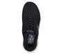 Skechers Slip-ins: GO WALK Flex - Grand Entry, CZARNY / BIALY, large image number 2