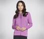 The Hoodless Hoodie GO WALK Everywhere Jacket, PURPLE / HOT PINK, large image number 0