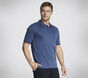 Skechers Off Duty Polo, NAVY, large image number 2