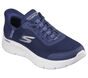 Skechers Slip-ins: GO WALK Flex - Grand Entry, GRANATOWY  /  BIALY, large image number 5