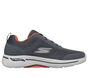 Skechers GOwalk Arch Fit - Idyllic, CHARCOAL / ORANGE, large image number 0