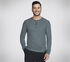 GO KNIT Waffle Henley, ZIELONY / CZARNY, swatch