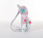 Twinkle Toes: Mini Pom Pom Backpack, BIALY, large image number 2