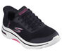 Skechers Slip-ins: GO WALK Arch Fit 2.0, CZARNY / JASKRAWY ROZOWY, large image number 5