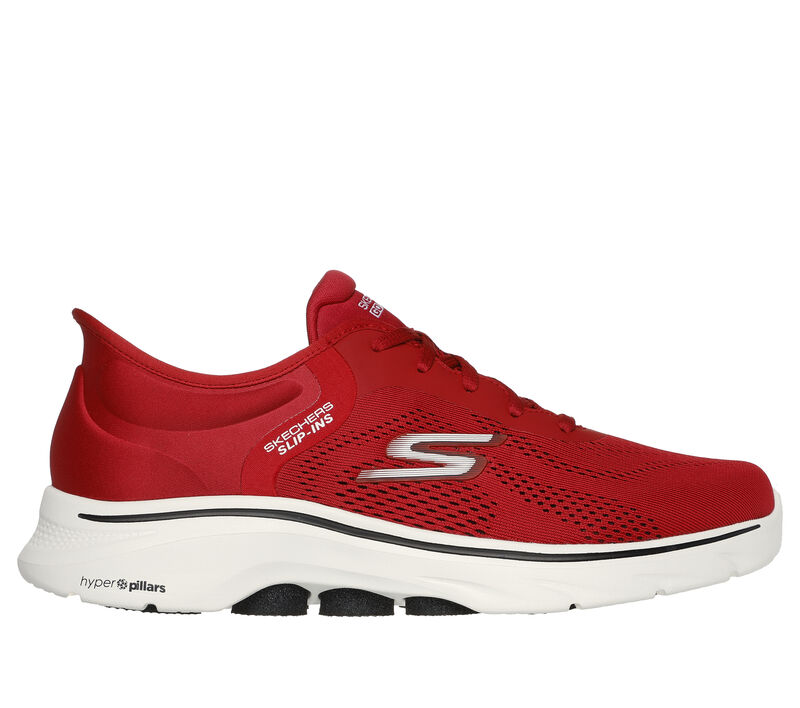 Skechers Slip-ins: GO WALK 7 - Valin, CZERWONY  /  CZARNY, largeimage number 0