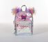 Twinkle Toes: Mini Pom Pom Backpack, BIALY, swatch