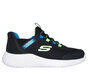 Skechers Slip-ins: Bounder - Brisk-Burst, CZARNY / NIEBIESKI / LIMONKOWY, large image number 0