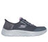 Skechers Slip-ins: GO WALK Flex - Clear Creek, GRAFITOWY / LAWENDOWY, swatch