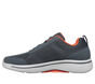 Skechers GOwalk Arch Fit - Idyllic, CHARCOAL / ORANGE, large image number 3