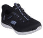 Skechers Slip-ins Waterproof: Summits - Best Choice, CZARNY / JASNY NIEBIESKI, large image number 4