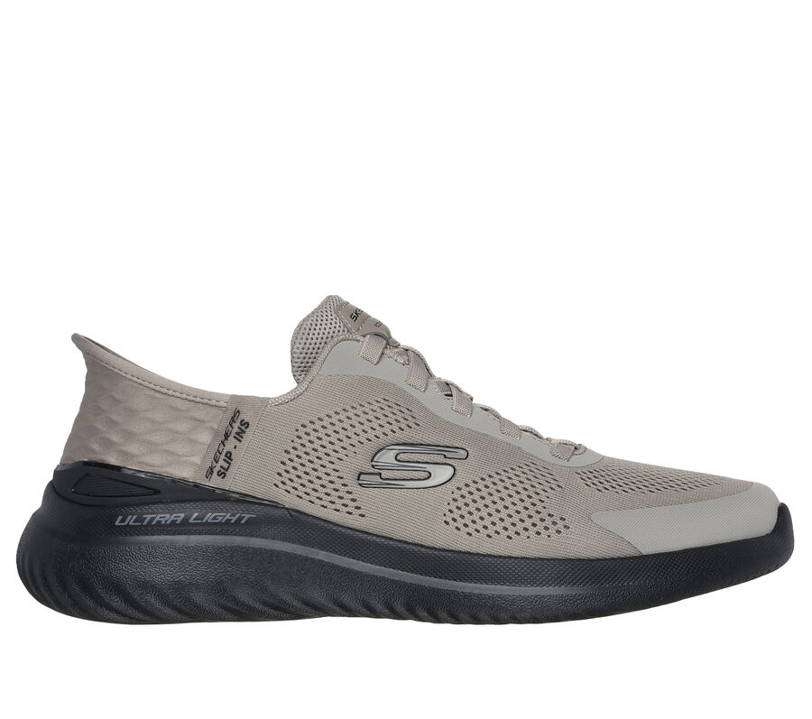 Skechers Slip-ins: Bounder 2.0 - Emerged, SZAROBRAZOWY / CZARNY, largeimage number 0