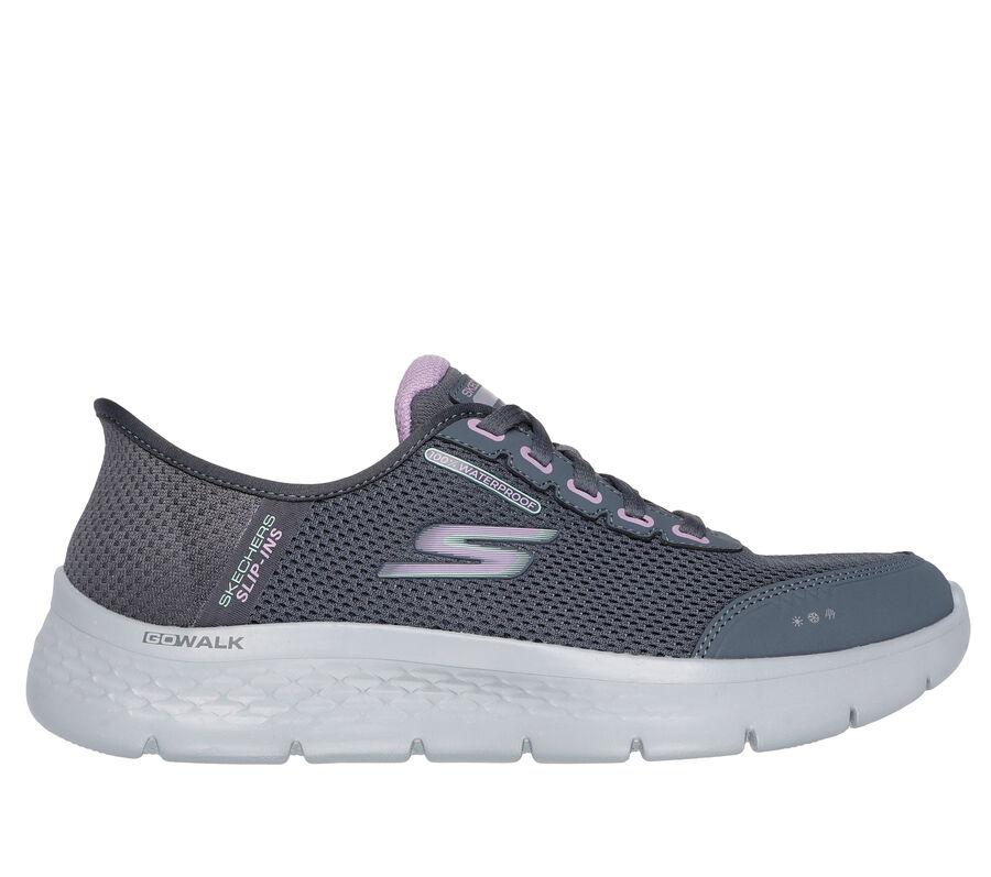 Skechers Slip-ins: GO WALK Flex - Clear Creek, GRAFITOWY / LAWENDOWY, largeimage number 0