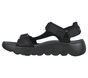 GO WALK Massage Fit Sandal, CZARNY / SZARY, large image number 3