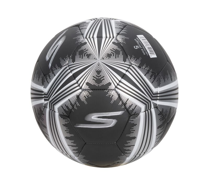 Hex Metallic Mini Stripe Size 5 Soccer Ball, CZARNY, largeimage number 0