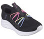 Skechers Slip-ins: Ultra Flex 3.0 - Bungee Fun, CZARNY / WIELOKOLOROWY, large image number 4