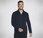 The Hoodless Hoodie Ottoman Jacket, NIEBIESKI / CZERWONY, large image number 2