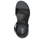 GO WALK Massage Fit Sandal, CZARNY / SZARY, large image number 1