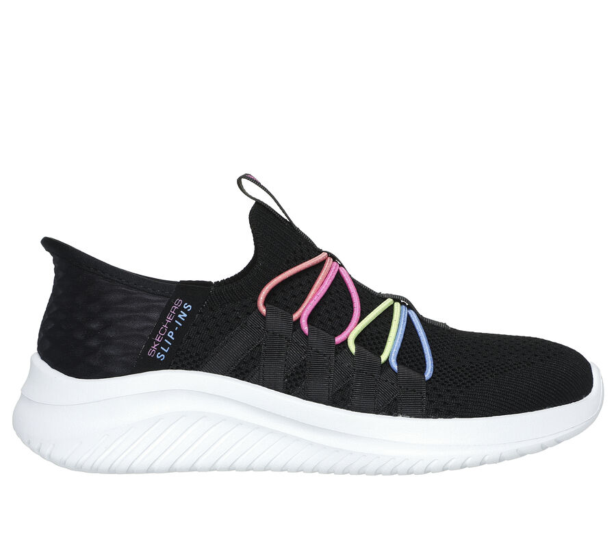 Skechers Slip-ins: Ultra Flex 3.0 - Bungee Fun, CZARNY / WIELOKOLOROWY, largeimage number 0