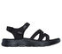 GO WALK FLEX Sandal - Sunshine, CZARNY, swatch