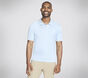 Skechers Off Duty Polo, NATURAL / LIGHT BLUE, large image number 0