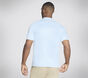 Skechers Off Duty Polo, NATURALNY / JASNY NIEBIESKI, large image number 1