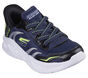 Skechers Slip-ins: Meteor-Lights - Brisk-Beams, GRANATOWY  /  CZARNY, large image number 4