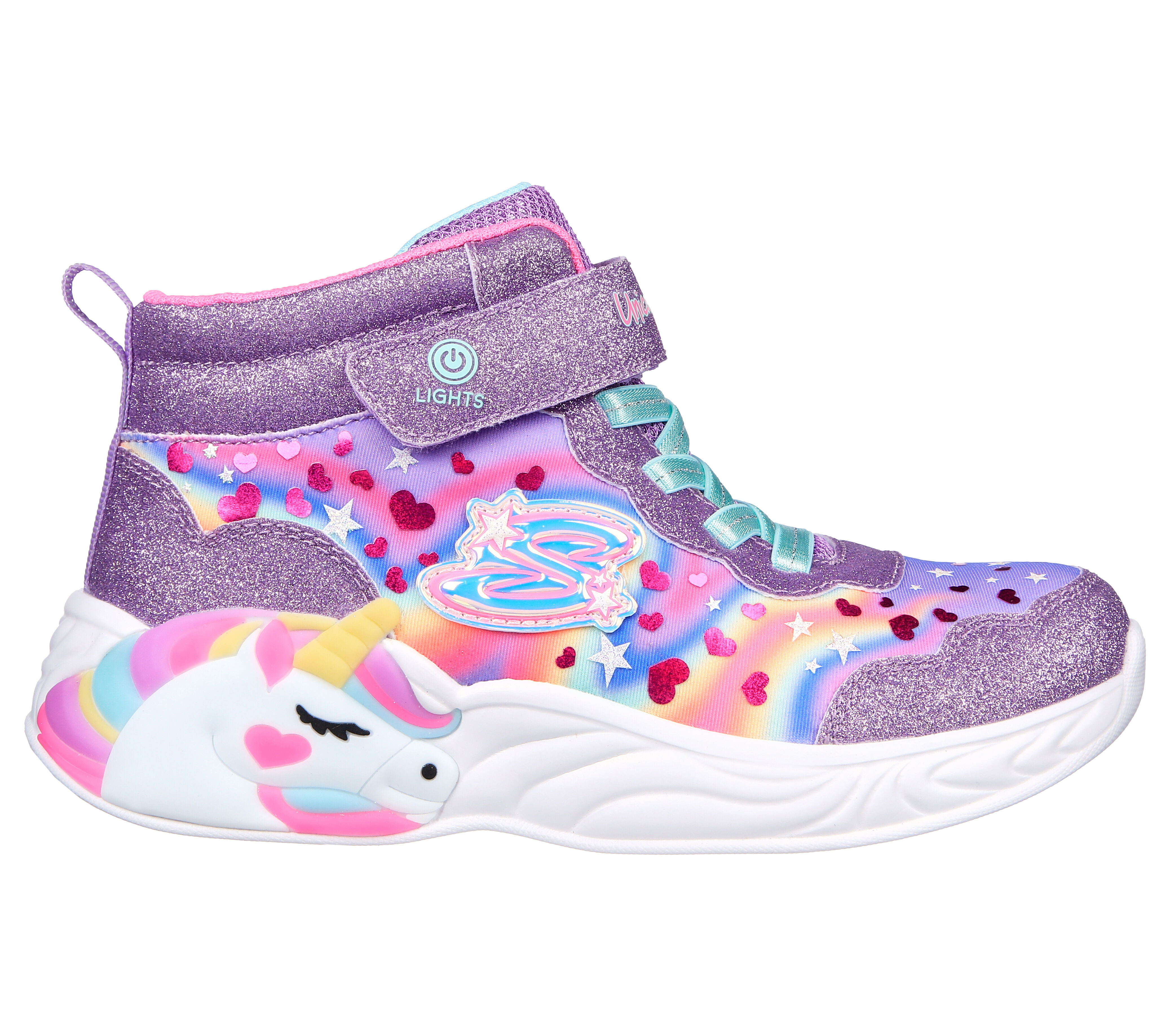 Skechers unicorn light up clearance shoes