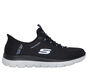 Skechers Slip-ins Waterproof: Summits - Best Choice, CZARNY / JASNY NIEBIESKI, large image number 0