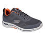 Skechers GOwalk Arch Fit - Idyllic, CHARCOAL / ORANGE, large image number 4