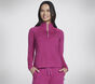 SKECH-KNITS ULTRA GO 1/4 Zip, ROZOWY, large image number 0