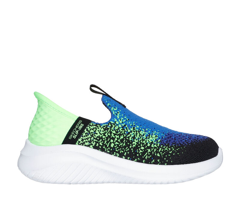 Skechers Slip-ins: Ultra Flex 3.0 - Brisk-Spec, CZARNY / NIEBIESKI / LIMONKOWY, largeimage number 0